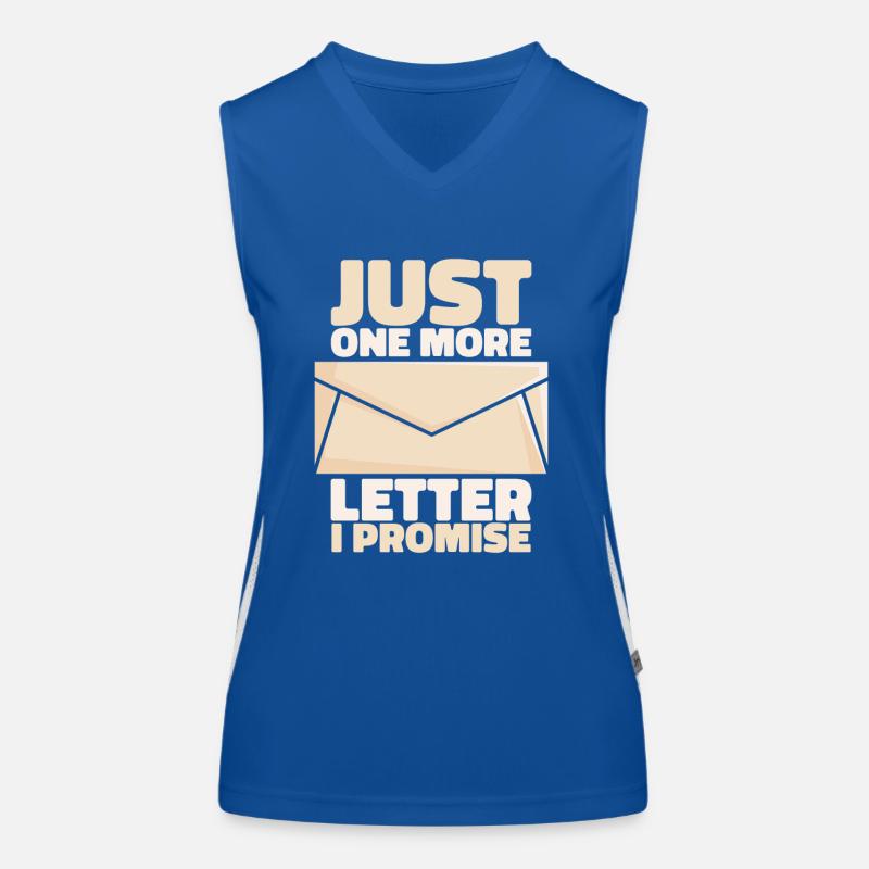 Postbote Postangestellter Post Paketbote Funktionelles Kontrast-Tank Top für Frauen