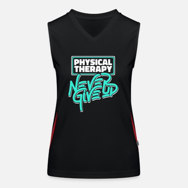 Physiotherapy Therapist Assistant Women's Functional Contrast Tank Top