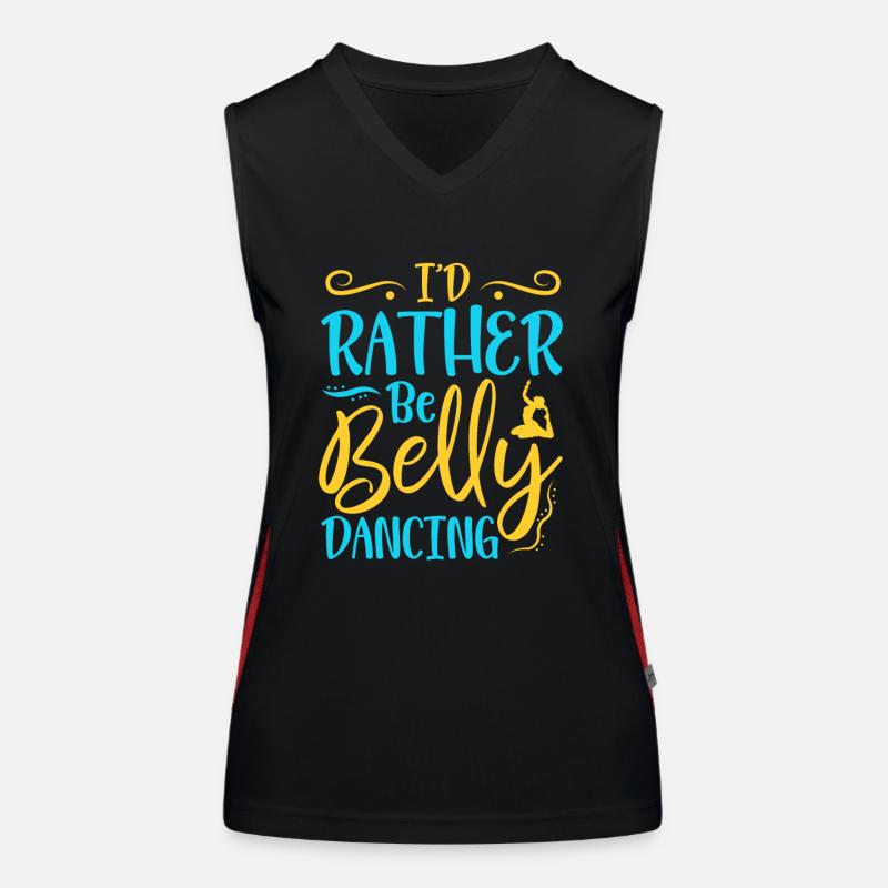Je préfère danser le ventre dans la danse du ventre Débardeur respirant contrasté Femme