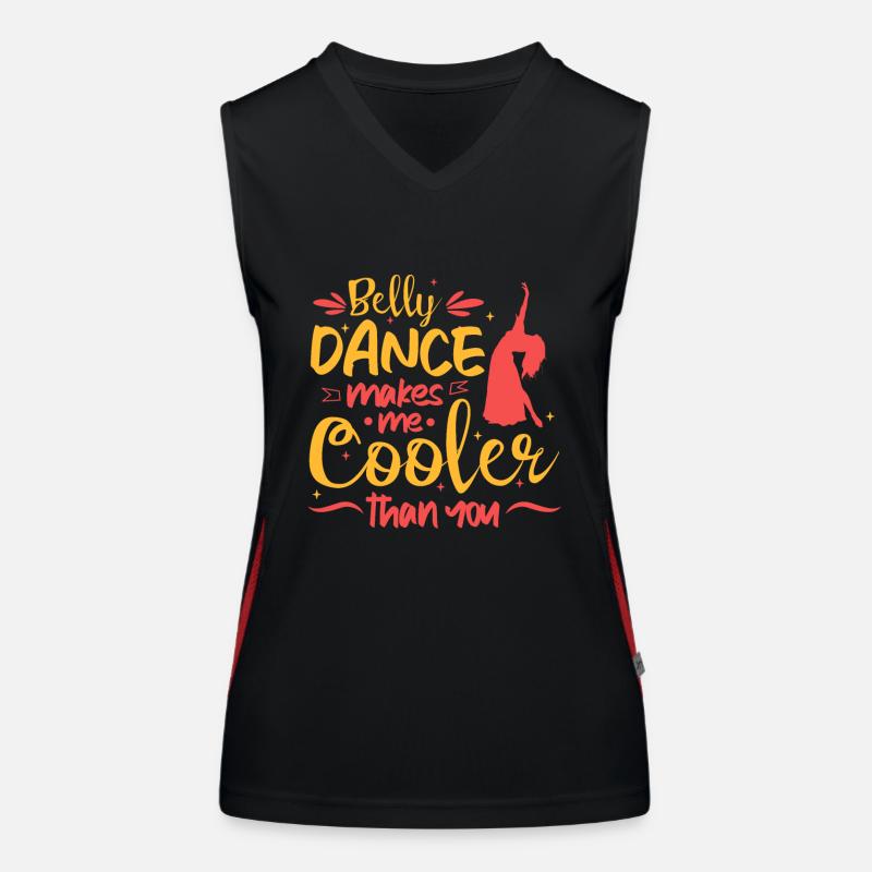 La danse du ventre me rend plus cool que toi la danse du ventre Débardeur respirant contrasté Femme