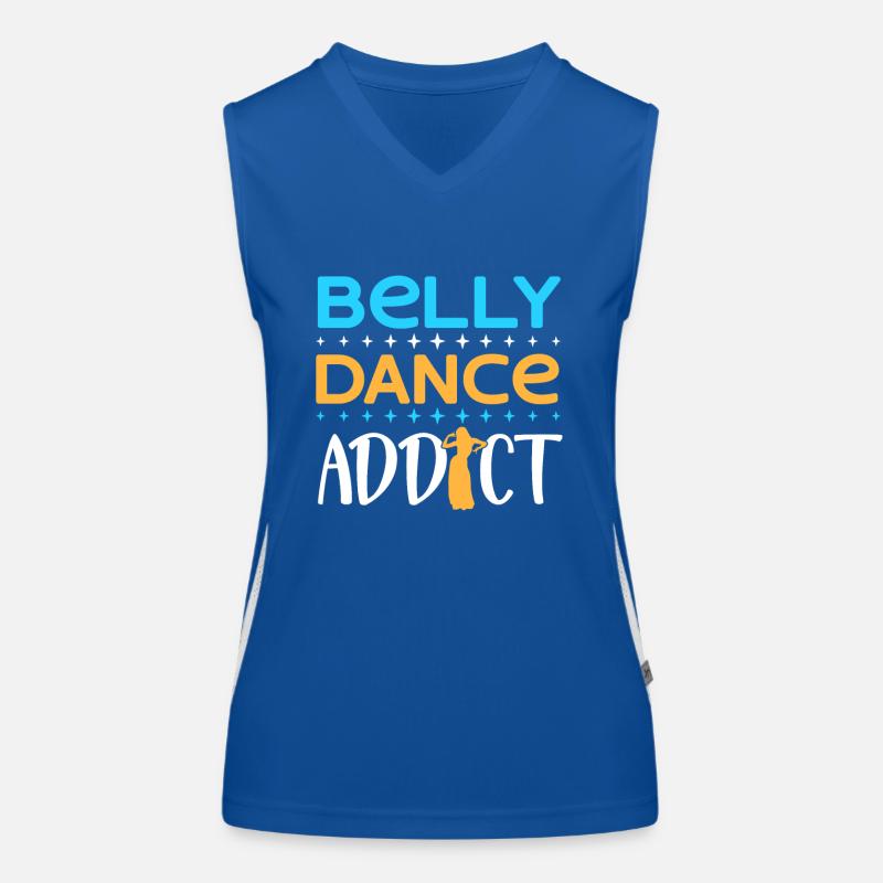 Belly Dance Addict Belly Dancer Belly Dancing Women's Functional Contrast Tank Top