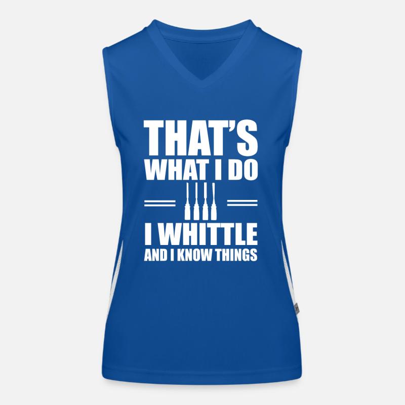 Schnitzen Funktionelles Kontrast-Tank Top für Frauen