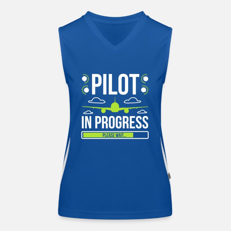 Aviator Pilot En Progress Débardeur respirant contrasté Femme