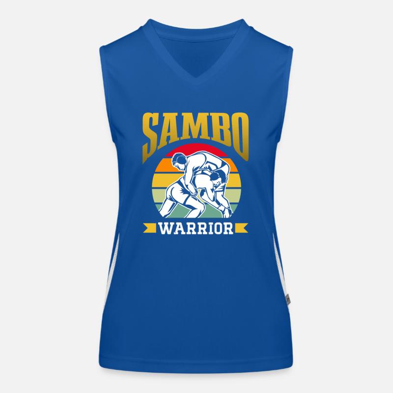 Sambo Krieger Kampfsport Training Kampfkunst Funktionelles Kontrast-Tank Top für Frauen