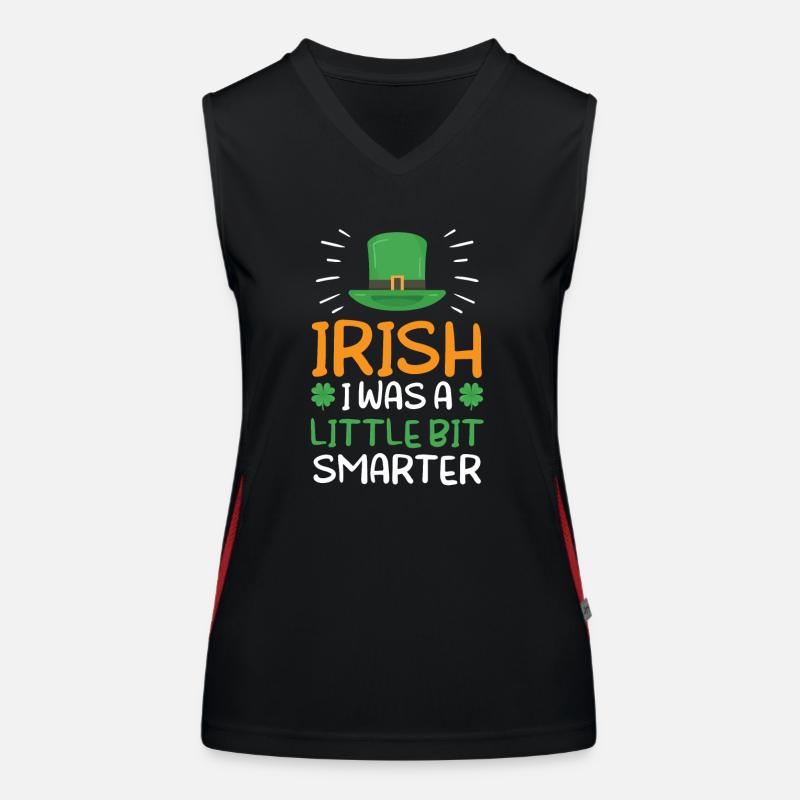St Patrick's Day Gaelic Ireland Irish Irish Women's Functional Contrast Tank Top