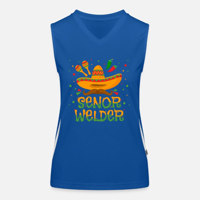 Senor Welder Women's Functional Contrast Tank Top
