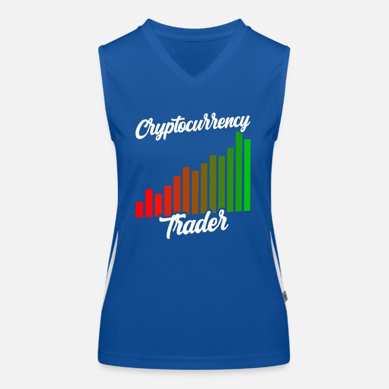Kryptowährungs Händler Krypto Crypto Trader Funktionelles Kontrast-Tank Top für Frauen