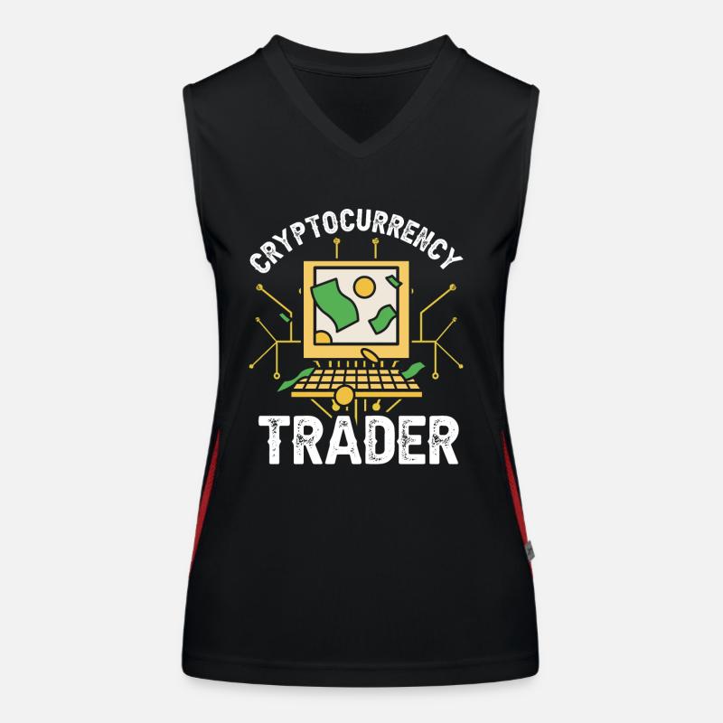 Kryptowährungs Händler Crypto Trader Krypto Funktionelles Kontrast-Tank Top für Frauen