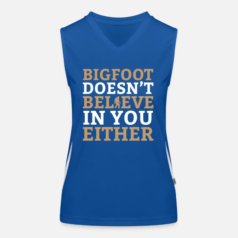 Bigfoot Sasquatch - Keep it Squatchy Funktionelles Kontrast-Tank Top für Frauen