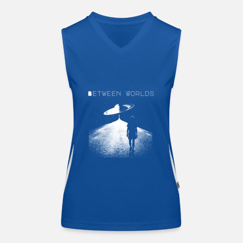 Between the Worlds - Road to Saturn Women's Functional Contrast Tank Top