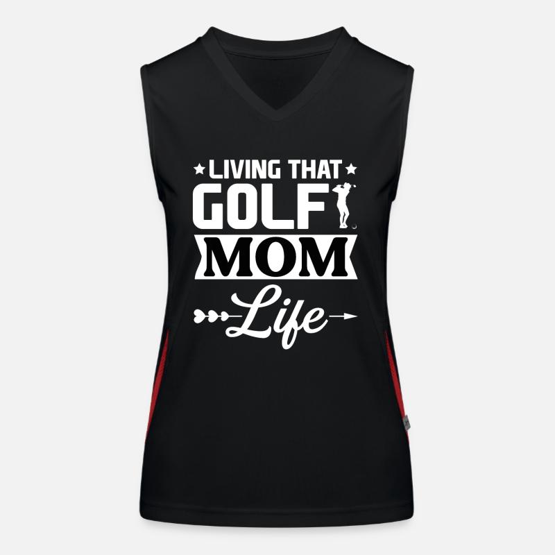 Golfeurs Golfeurs Clubs de golf Golf Golf Mère Débardeur respirant contrasté Femme