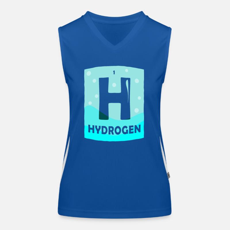 Wasserstoff Energie Hydrogen Element Funktionelles Kontrast-Tank Top für Frauen