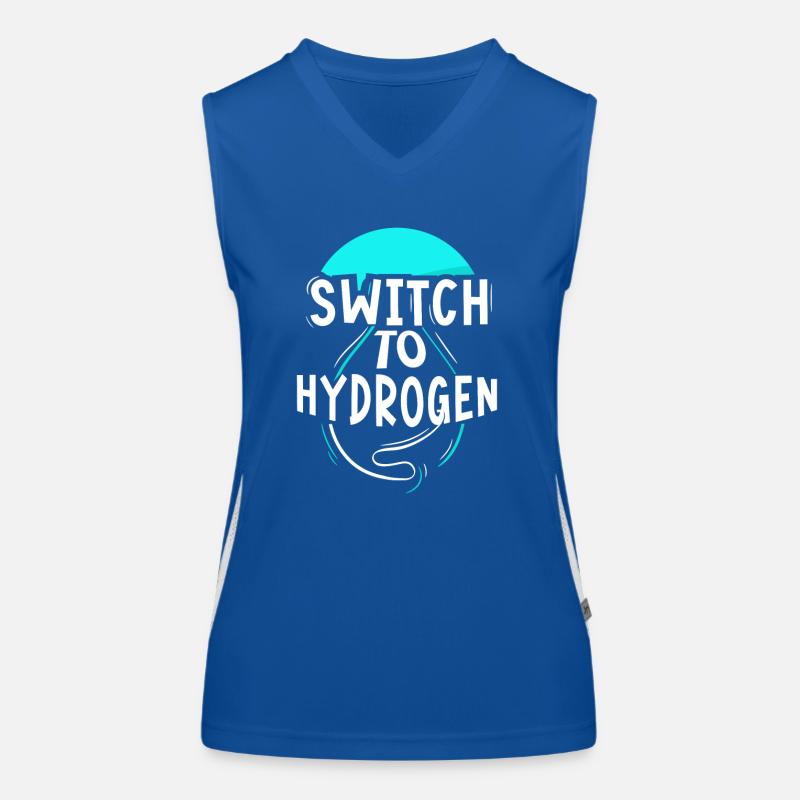 Passage à l’hydrogène Énergie Hydrogène Débardeur respirant contrasté Femme