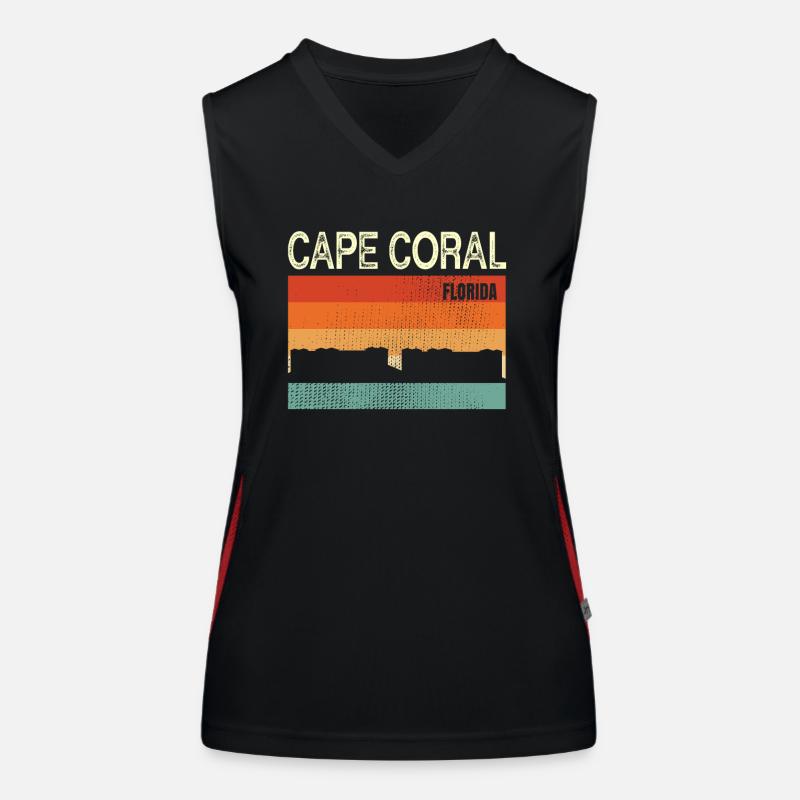 Cape Coral Floride Débardeur respirant contrasté Femme