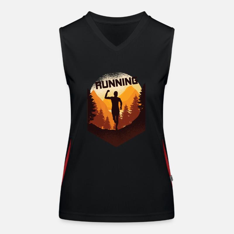 Marathon, TrailRunning Runner Débardeur respirant contrasté Femme