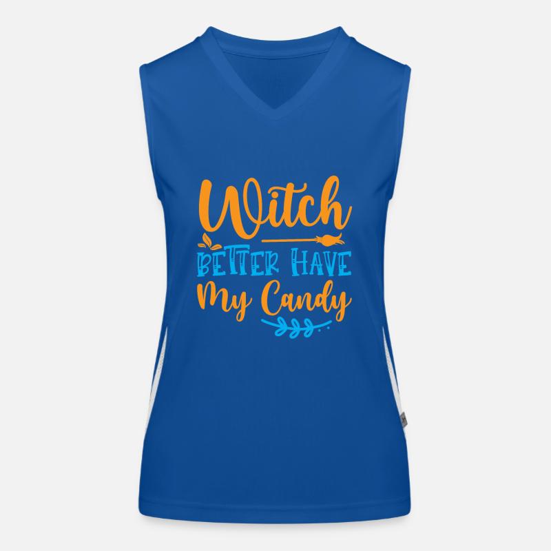 Witch better have my candy Débardeur respirant contrasté Femme