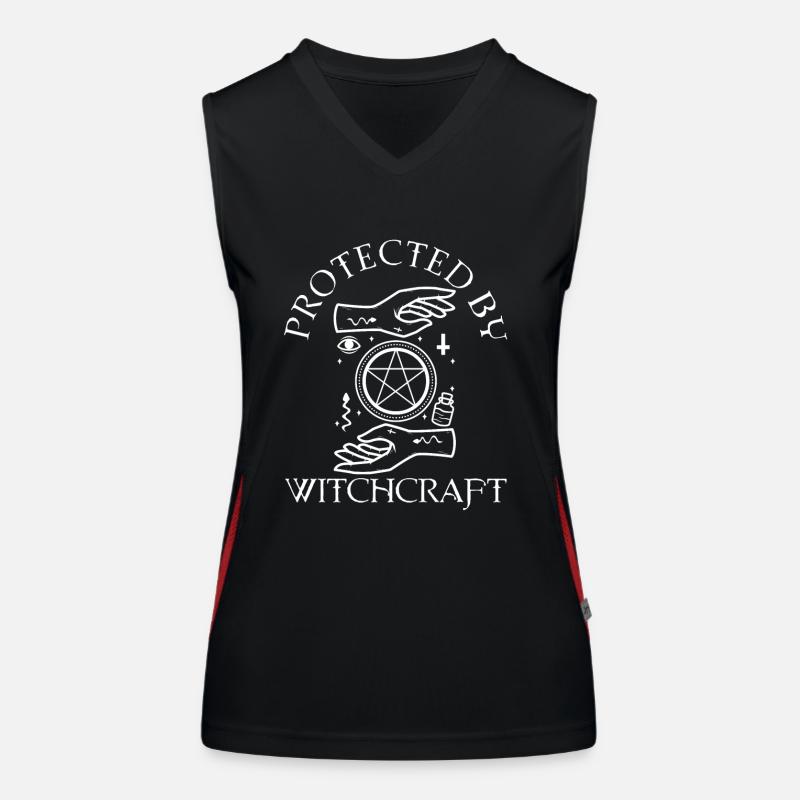 Protected By Witchcraft Women's Functional Contrast Tank Top