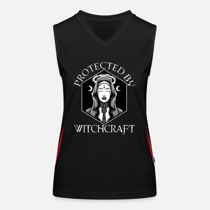 Protected By Witchcraft Women's Functional Contrast Tank Top