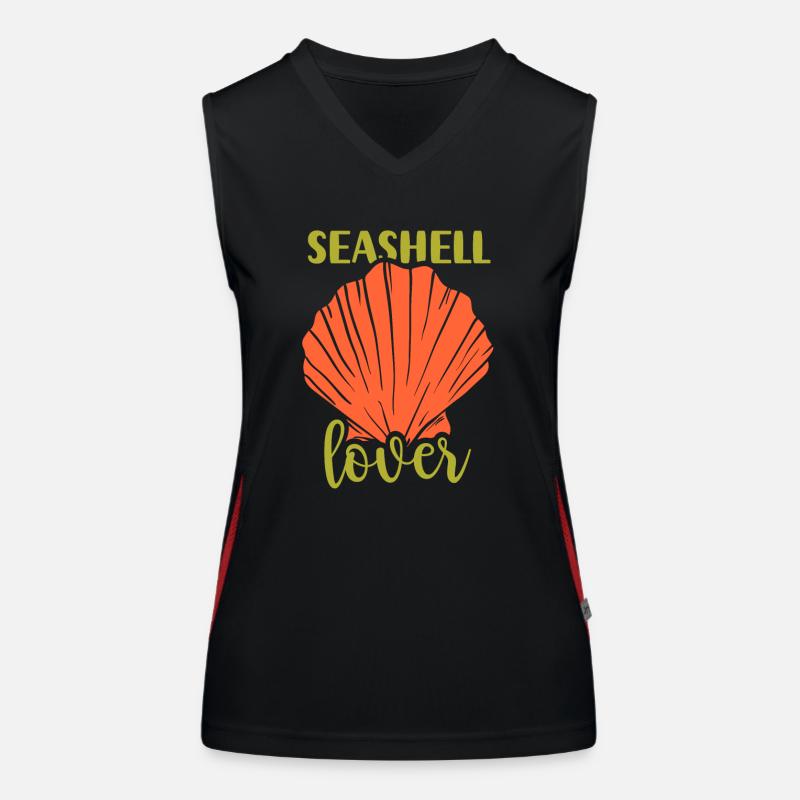 Shell Lovers Collect Shell Collector Shells Women's Functional Contrast Tank Top