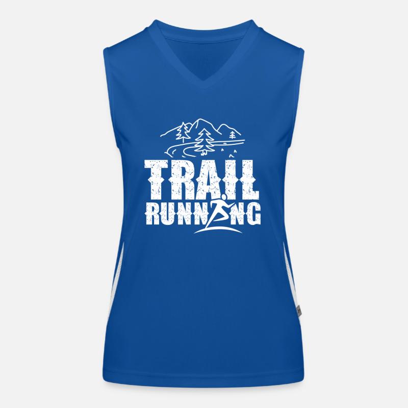 Trail Running Race Trail Running Runner Women's Functional Contrast Tank Top