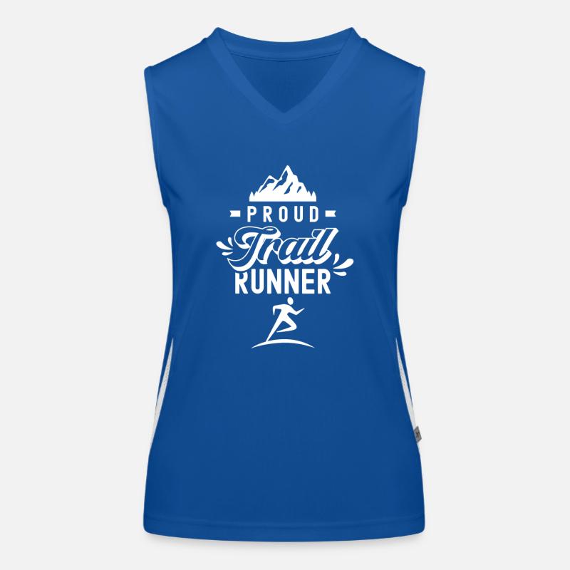 Fier Trail Runner Running Course Trail Run Débardeur respirant contrasté Femme