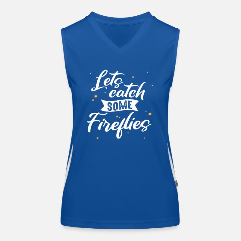 Firefly firefly insect Women's Functional Contrast Tank Top
