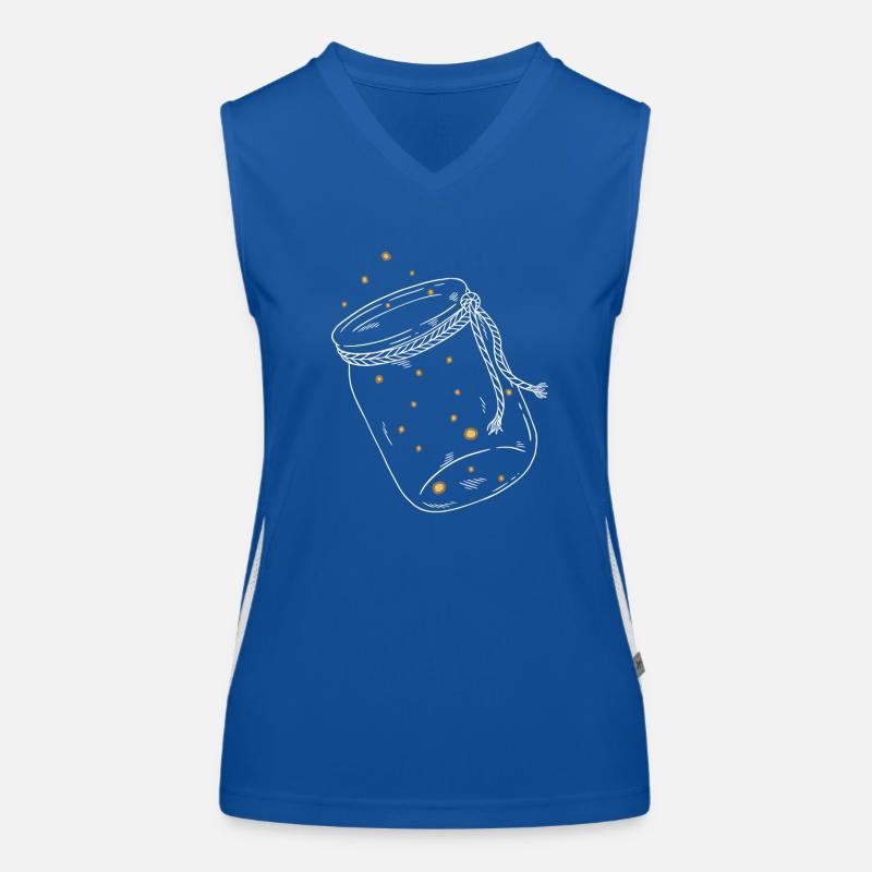 Firefly firefly insect Women's Functional Contrast Tank Top