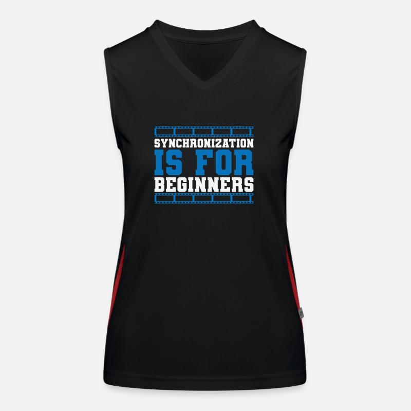 Synchronization is for Beginners Films Women's Functional Contrast Tank Top