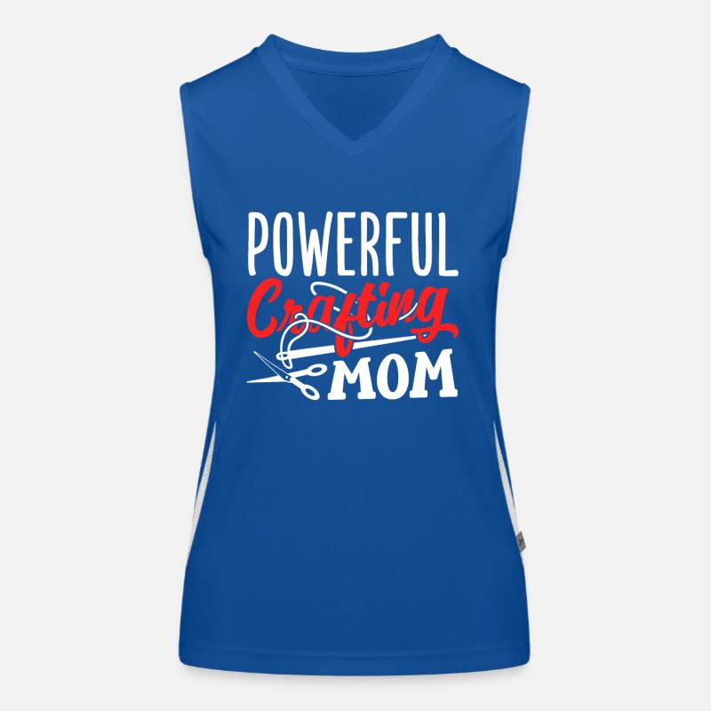 Tolle Basteln Mama Mutter Bastel Bastler Funktionelles Kontrast-Tank Top für Frauen