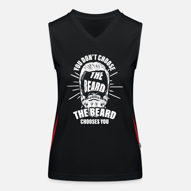 Bart Männer, Der Bart Wählt Dich Aus Funktionelles Kontrast-Tank Top für Frauen
