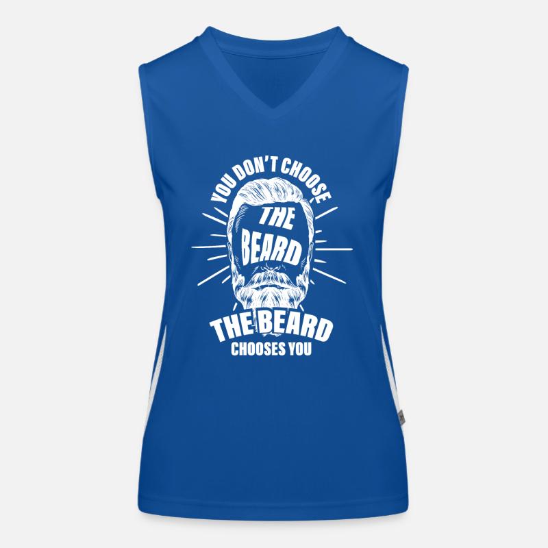 Bart Männer, Der Bart Wählt Dich Aus Funktionelles Kontrast-Tank Top für Frauen