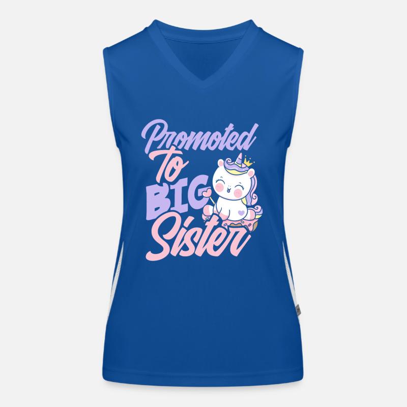 Nachwuchs Mädchen Schwester Funktionelles Kontrast-Tank Top für Frauen