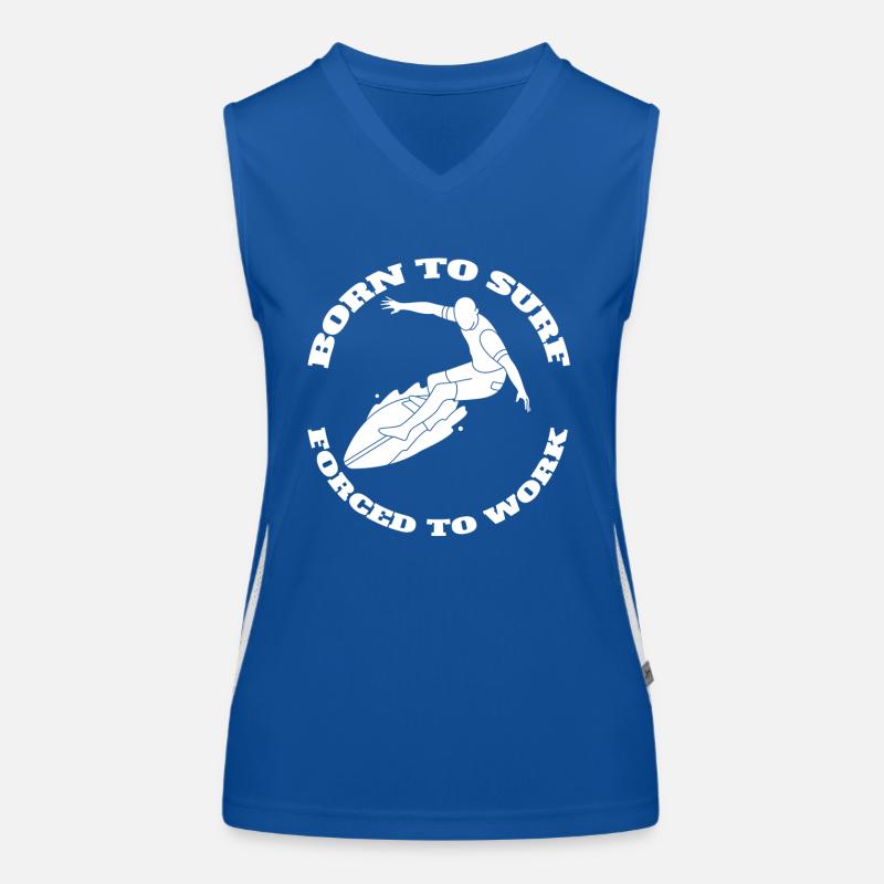 Surfer Surfing Surfboard Surf Instructor Surf Surf Women's Functional Contrast Tank Top