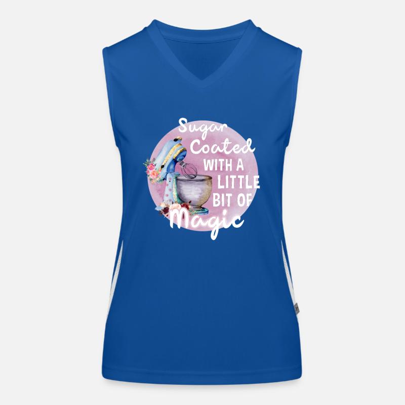 Baking Baker Baker Bakery Confectionery Cake Women's Functional Contrast Tank Top