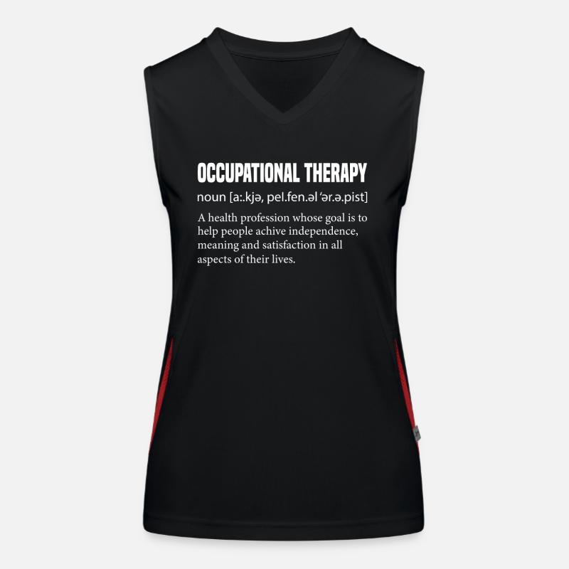 Occupational therapy Occupational therapist Occupational therapist Women's Functional Contrast Tank Top