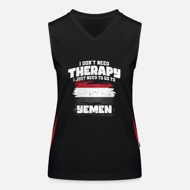 Yemen Women's Functional Contrast Tank Top