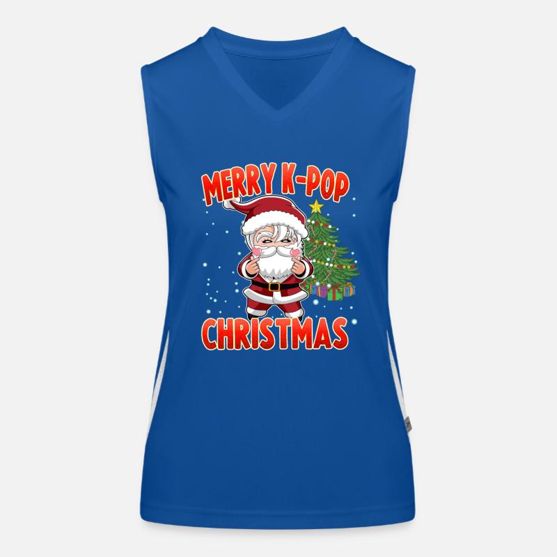 Teens K-Pop Design Weihnachten Funktionelles Kontrast-Tank Top für Frauen