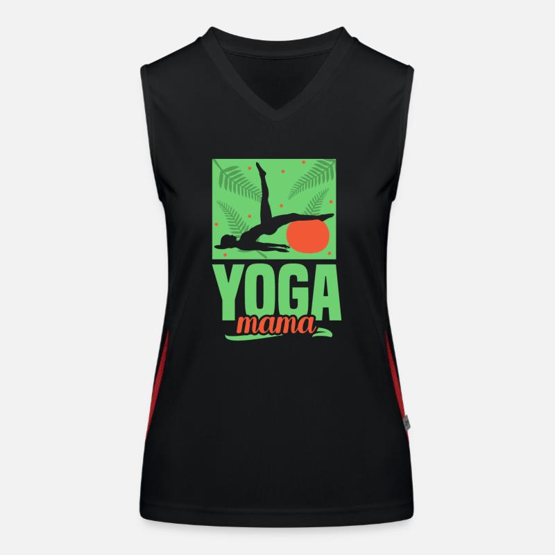 Yoga Mama Hobby Mutter Mami Funktionelles Kontrast-Tank Top für Frauen