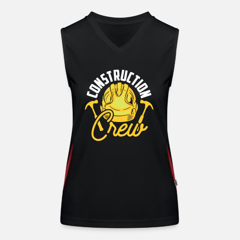 Construction Team Construction Worker Construction Site Teamwork Team Women's Functional Contrast Tank Top