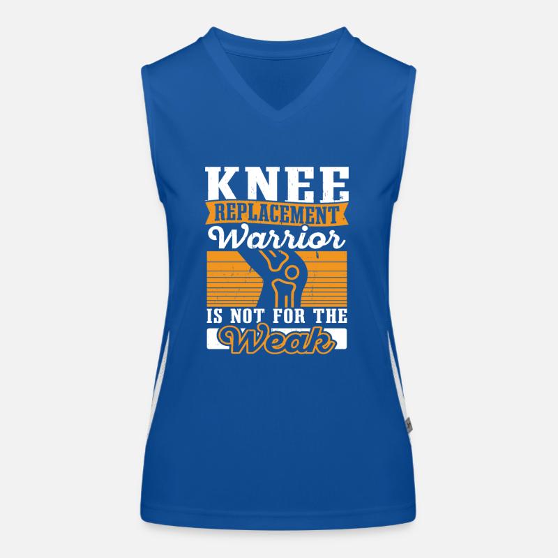 Knee Surgery Completed Knee Replacement Women's Functional Contrast Tank Top