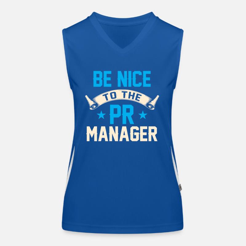 Soyez gentil avec la profession de pr manager Débardeur respirant contrasté Femme