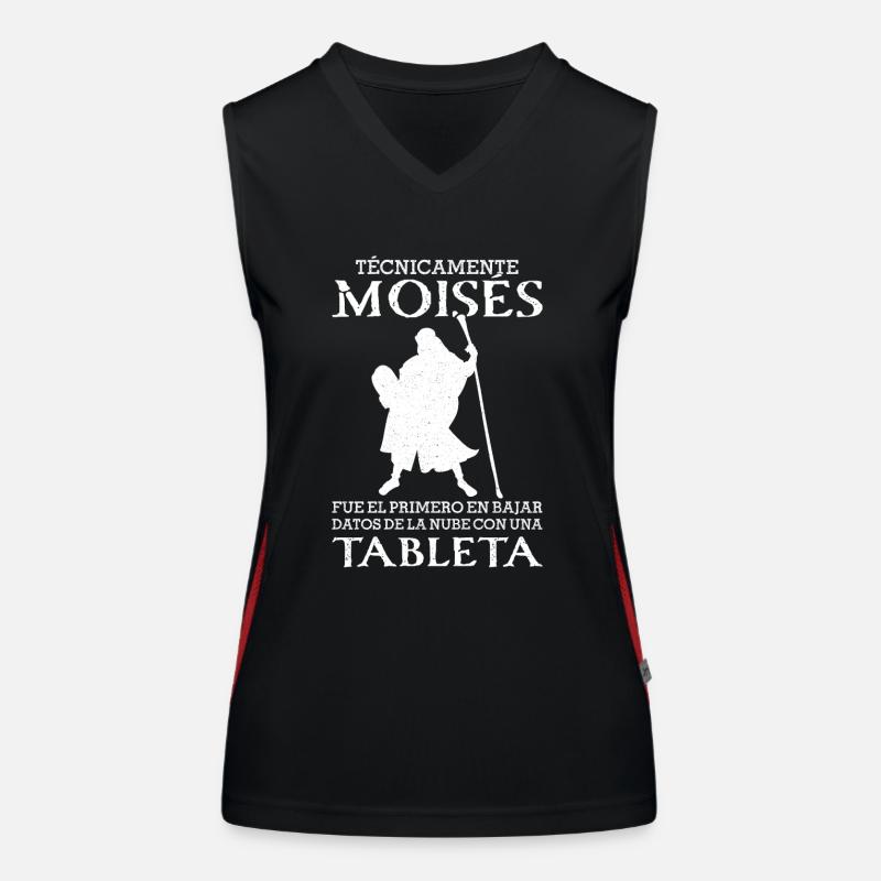 Moises First Daten-Cloud-Tablet hochladen Funktionelles Kontrast-Tank Top für Frauen