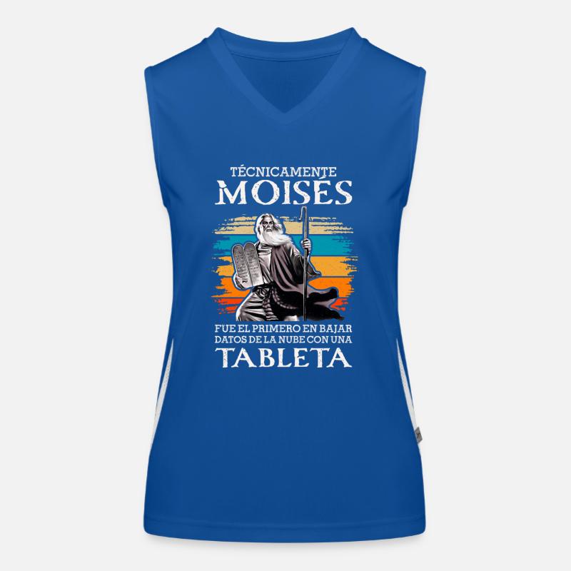Moises First Daten-Cloud-Tablet hochladen Funktionelles Kontrast-Tank Top für Frauen