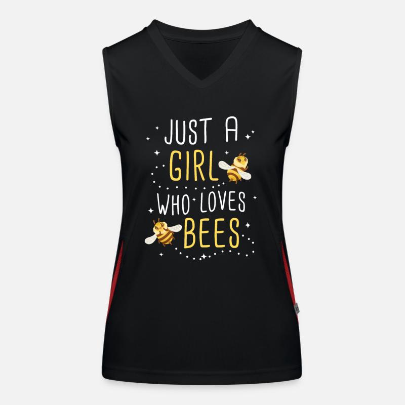 Honey bee Beekeeper Bees Bees Bee Women's Functional Contrast Tank Top