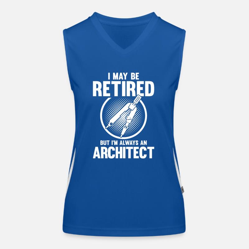 Architecte Cadeau Profession Architecture Emploi Architecte Débardeur respirant contrasté Femme