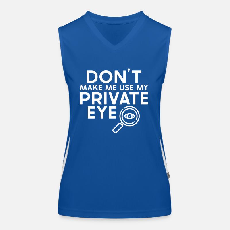 Spurensicherung - Kripo Polizei Kriminaltechnik Funktionelles Kontrast-Tank Top für Frauen