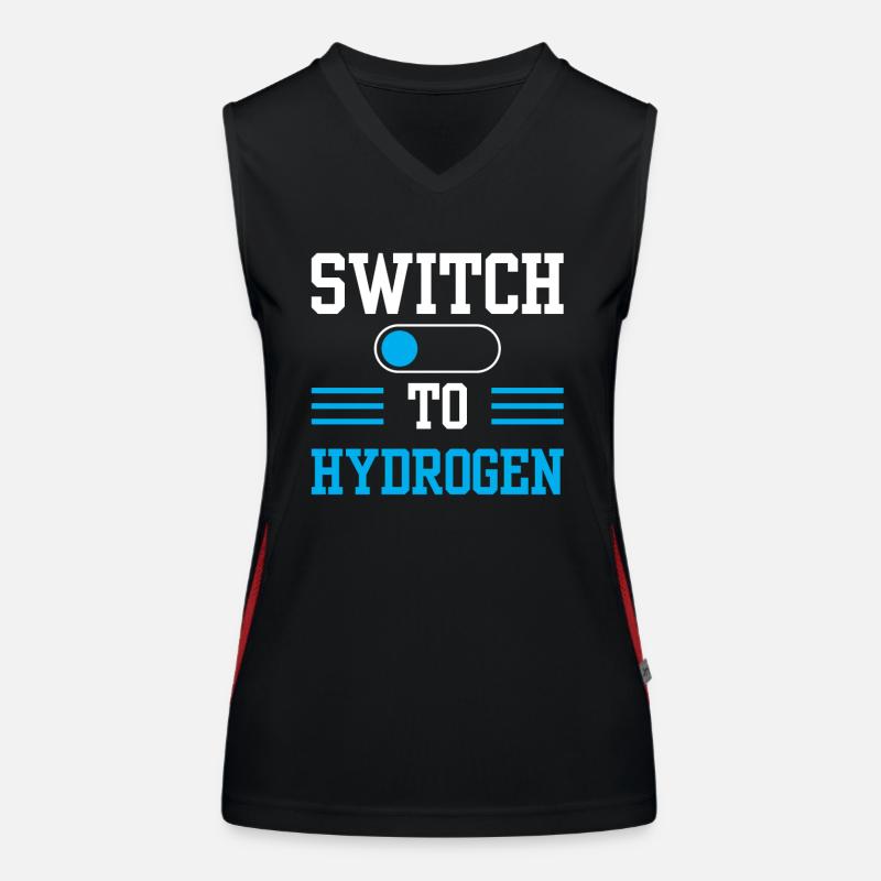 Switching to Hydrogen Element Hydrogen Energy Women's Functional Contrast Tank Top