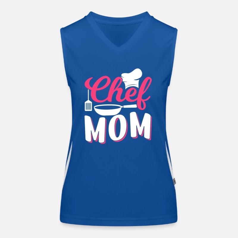 Koch Mama Köchin Kochen Mutter Funktionelles Kontrast-Tank Top für Frauen