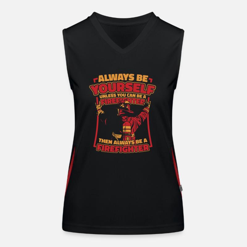 Fireman Women's Functional Contrast Tank Top