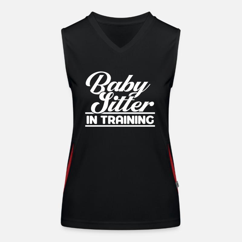 Babysitter Geschenk Babysitting Bester Babysitter Funktionelles Kontrast-Tank Top für Frauen